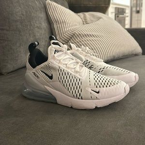Nike air max 270s - white - size 8.5